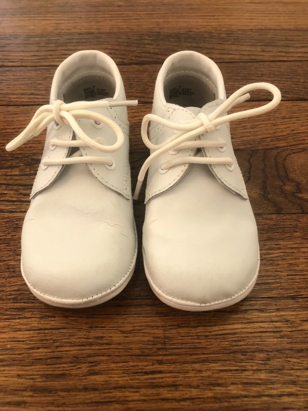 Angel Baby Toddler Saddle Shoes, White, Size 7